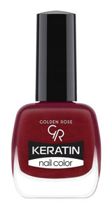 Golden Rose Keratin Nail Color 40 Bordo Parlak Oje