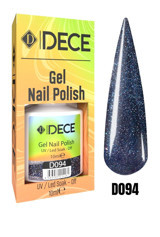 Dece D094 Mavi Işıltılı Kalıcı Simli Oje