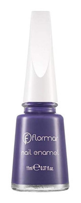 Flormar Nail Enamel Mor Parlak Oje