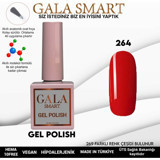 Gala Smart Klasik Seri 264 Kırmızı Parlak Kalıcı Jel Oje