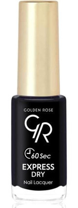 Golden Rose Express Dry Nail Locquer 75 Siyah Parlak Oje