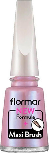Flormar Maxi Brush 454 Pembe Sedefli Simli Oje