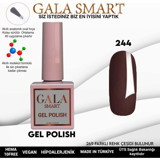 Gala Smart Klasik Seri 244 Kahverengi Parlak Kalıcı Oje