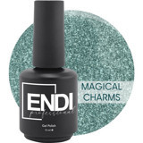 Endi Professional Glow Serisi Magical Charms Yeşil Işıltılı Kalıcı Simli Oje