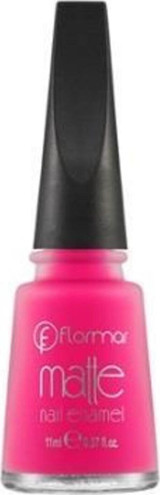 Flormar Matte Nail Enamel 9 Pembe Mat Oje