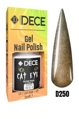 Dece Kedi Gözü D250 Kahverengi Işıltılı Kalıcı Simli Oje