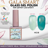 Gala Smart Glass 18 Yeşil Parlak Kalıcı Oje