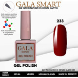 Gala Smart Klasik Seri 233 Bordo Parlak Kalıcı Oje