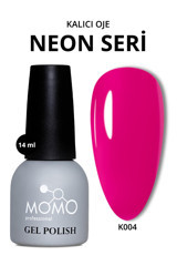 Momo N004 Fuşya Neon Kalıcı Oje