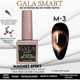 Gala Smart Cosmos Kedigözü M3 Altın Sarısı Işıltılı Kalıcı Simli Oje