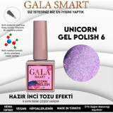 Gala Smart Unicorn U6 Altın Sarısı Işıltılı Kalıcı Simli Oje