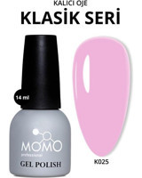 Momo Klasik K025 Pembe Parlak Kalıcı Oje