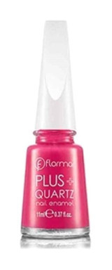 Flormar Plus Quartz Nail Enamel 75 Pembe Parlak Oje