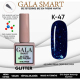 Gala Smart Glitter K47 Mavi Işıltılı Kalıcı Simli Oje