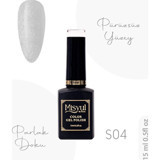 Misyul Nail Art S04 Gri Işıltılı Kalıcı Simli Oje