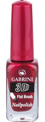 Gabrini 3D 79 Kırmızı Işıltılı Simli Oje