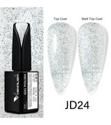 Venalisa Uv Led Gel Polish JD24 Gümüş Işıltılı Kalıcı Simli Oje