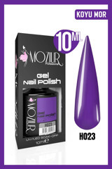 Moziur H023 Mor Parlak Kalıcı Oje