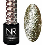 Nail Republic 383 Yeşil Işıltılı Kalıcı Simli Oje