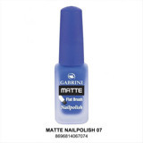 Gabrini Flat Brush 07 Mavi Mat Oje