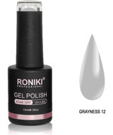 Roniki Grayness 12 Gri Parlak Kalıcı Oje