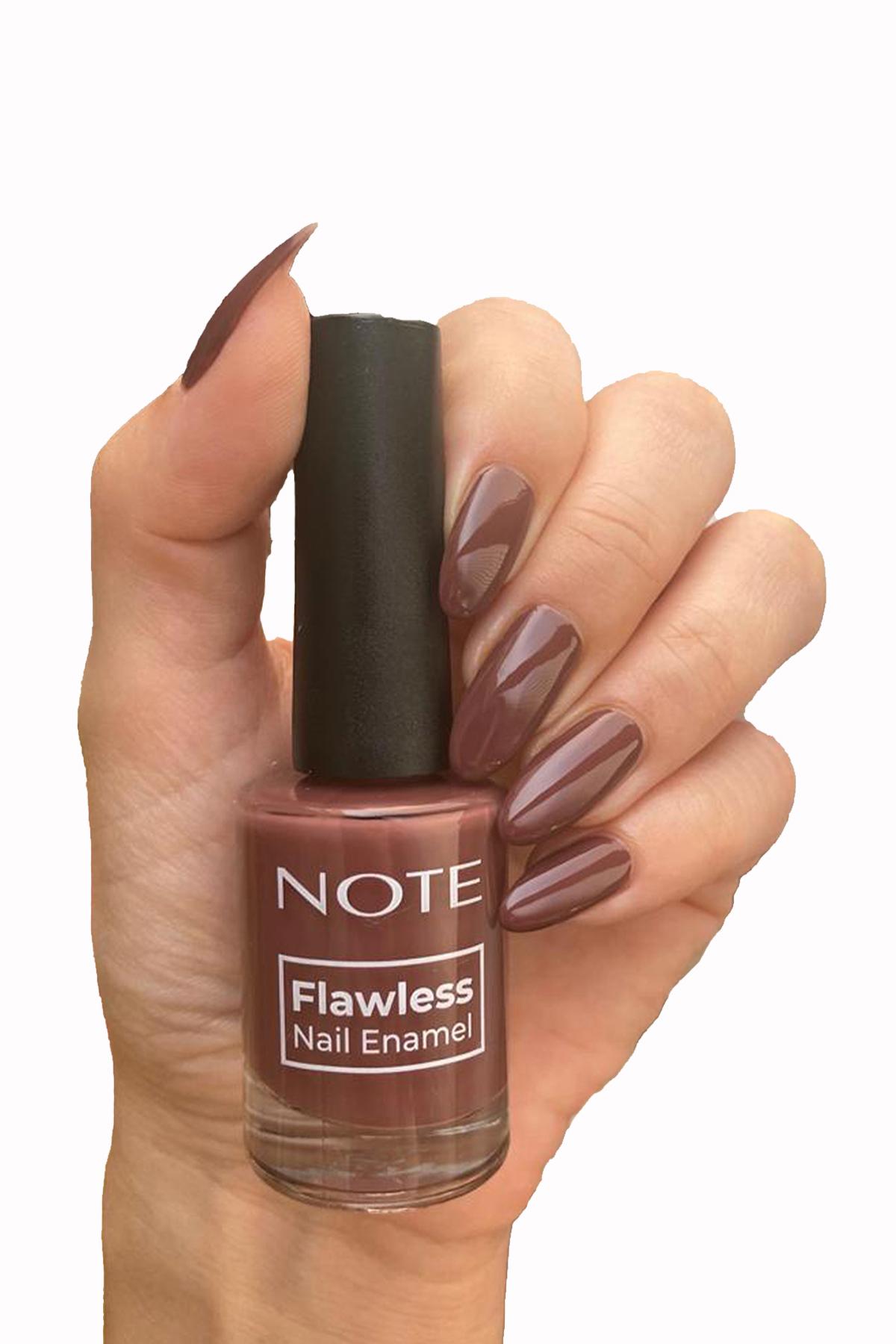 Note Flawless 07 Kahverengi Parlak Oje