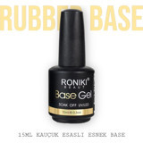Roniki Base Coat Rubber 9 Beyaz Parlak Kalıcı Oje