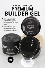 Momo Premium 01 Şeffaf Parlak Kalıcı Oje