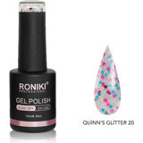 Roniki Queen's Glitter 20 Çok Renkli Işıltılı Kalıcı Simli Oje