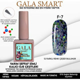 Gala Smart Festival F7 Mor Işıltılı Kalıcı Simli Oje
