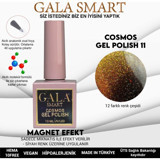 Gala Smart Cosmos Kedigözü M11 Turuncu Işıltılı Kalıcı Simli Oje