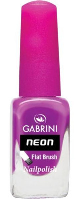 Gabrini Flat Brush N14 Mor Neon Oje