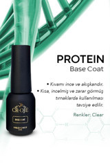 Cr-Oje Protein Base Şeffaf Parlak Kalıcı Oje