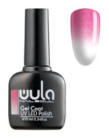 Wula Nailsoul Termo 642 Beyaz-Pembe Işıltılı Kalıcı Simli Oje