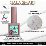 Gala Smart Festival F11 Gri Işıltılı Kalıcı Simli Oje
