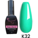 Pink World K32 Yeşil Parlak Kalıcı Oje