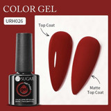 Ursugar Color Base URH026 Bordo Mat Kalıcı Oje