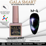 Gala Smart Cosmos Kedigözü M4 Mor Işıltılı Kalıcı Simli Oje