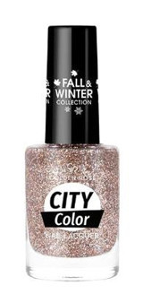 Golden Rose City Color Nail Lacquer 302 Kahverengi Parlak Simli Oje