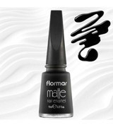 Flormar Matte Nail Enamel 2 Siyah Mat Oje