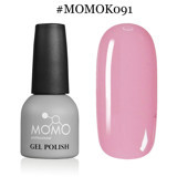 Momo K091 Pembe Parlak Kalıcı Oje