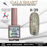 Gala Smart Glitter K29 Gümüş Işıltılı Kalıcı Simli Oje