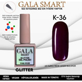 Gala Smart Glitter K36 Mor Parlak Kalıcı Oje