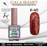 Gala Smart Glitter K40 Kırmızı Işıltılı Kalıcı Simli Oje