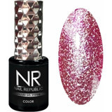 Nail Republic 379 Pembe Işıltılı Kalıcı Simli Oje