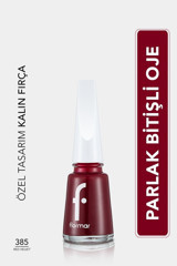 Flormar Pearly Nail Enamel 385 Bordo Parlak Oje