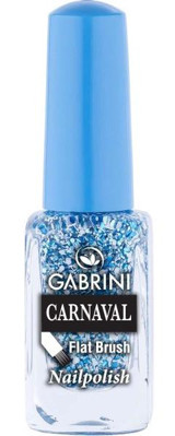 Gabrini Carnaval C8 Mavi Işıltılı Simli Oje