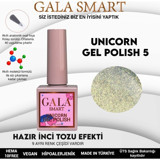 Gala Smart Unicorn U5 Sarı Işıltılı Kalıcı Simli Oje