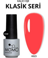 Momo K023 Mercan Parlak Kalıcı Oje