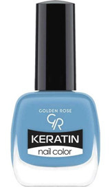 Golden Rose Keratin Nail Color 76 Mavi Parlak Oje